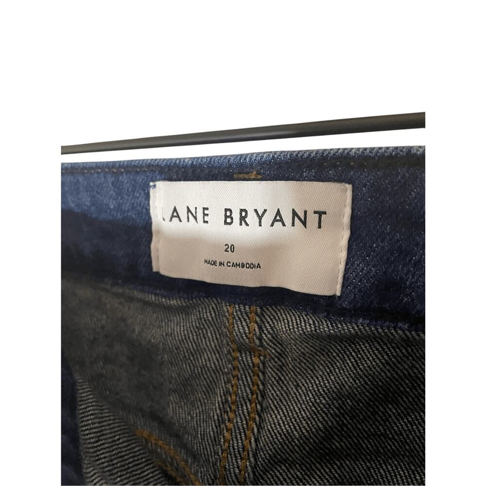 Lane Bryant Midrise Signature Fit Dark Wash Jeans Sz 20 Denim Plus Size Comfy - Picture 6 of 6